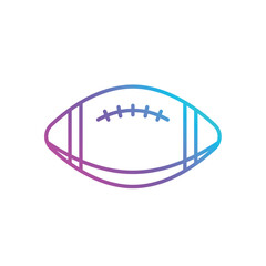 Rugby Ball Vector icon