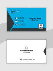 Business card design template, Fresh professional business card template, visiting card, business card template.