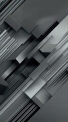 Abstract Geometric Architecture Design. Striking Modern Building Forms. Futuristic Architectural Elements.
