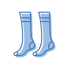 Sock  Vector icon