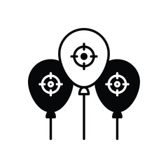 balloon target Vector icon