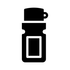 water bottle glyph icon