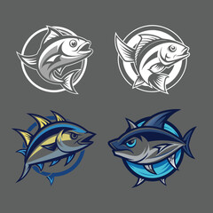 Professional, Premium And Dynamic Fish Logo Pack – Bold & Modern Fishing Emblems