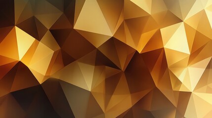 Golden Geometric Facade Design - Modern Architectural Art
