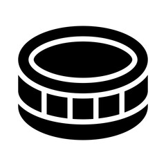 drum kit glyph icon