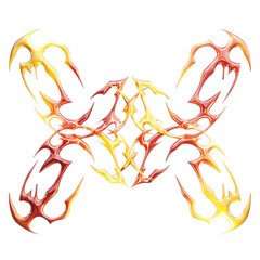 Y2k Metallic Neotribal