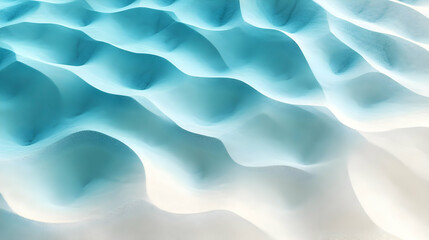 Fototapeta premium An abstract textured sand pattern with shades of teal, blue, and gray, ideal for background use or wallpaper design. 40k, , high resolution