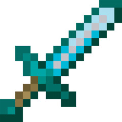pixel  art, sword, pixelated, blade, game, medieval swords, items