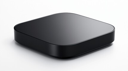 A black rectangular box with a glossy finish.