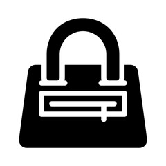 designer bag glyph icon