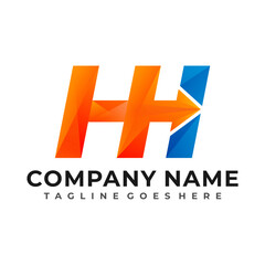 Obraz premium Abstract Colorful Logo Design Elements