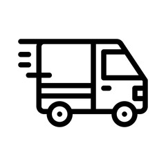 express delivery line icon
