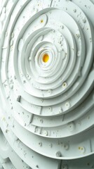 Abstract Architectural Design: A Circular Composition of Geometric Forms