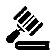 law book glyph icon