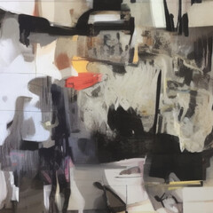 abstract painting, design, canvas, background, colors, texture, composition, modern art, visual art, creative expression, art technique, shape, form, minimalism, brushstrokes, color palette, artistic 