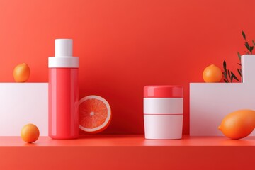 Red Product Background