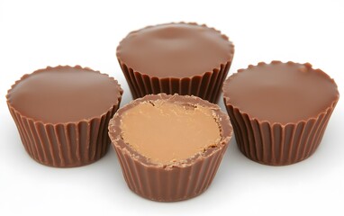 Delicious Chocolate Cups Creamy Peanut Butter Filling Candies