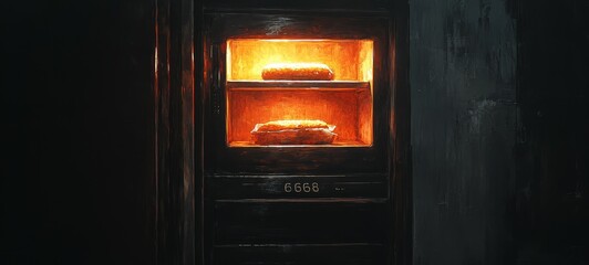 Obraz premium Shadowed Pantry, Avoidant/Restrictive Food Intake Disorder ARFID