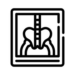 X ray line icon