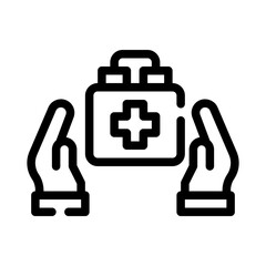 preventive care line icon