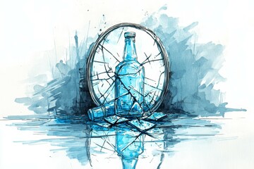 Fractured Mirror and Bottle, Substance Use Disorders