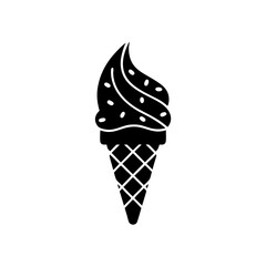 creative details Ice Cream Icon vector illustration 