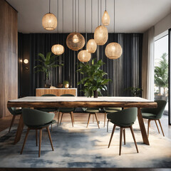 Fototapeta premium modern dining room