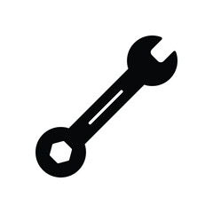 Wrench Vector icon