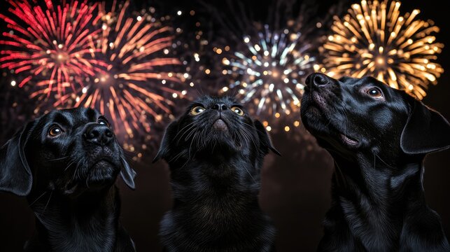 1. **Fireworks Stressing Pets: New Year Fear for Dogs and Cats**