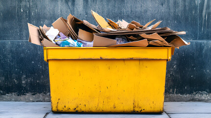 pile of cardboard boxes, cardboard recycling , Cardboard waste, Reusable cardboard, plastic waste 