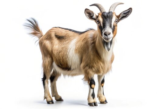 kiko goat isolated on white background
