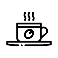 coffee line icon