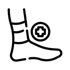 wound care line icon