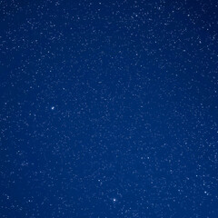 Obraz premium Starry Night Sky Captured with Intense Blue and White Stars