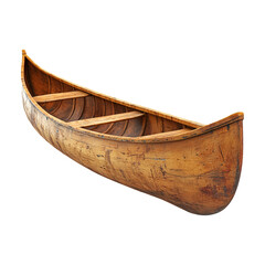 A canoe isolated on transparent background