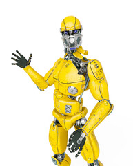 Fototapeta premium beta tester mech is ready for action