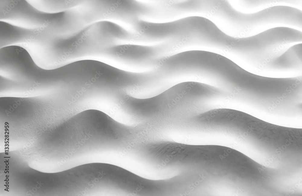 Fototapete monochrome photo of seamless rippled sand dune pattern. wavy beige white desert sand dunes repeat cr