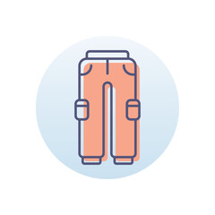 Pants  Vector icon