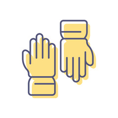 Obraz premium Gloves Vector icon