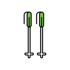 Sli Pole Vector icon