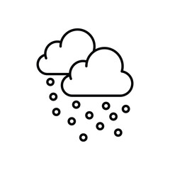 Snowfall Vector icon