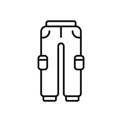 Pants  Vector icon