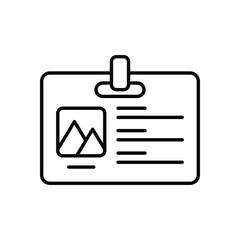 Ski Pass Vector icon