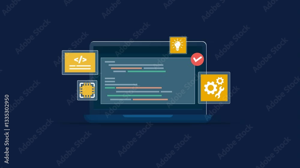 Wall mural software development with modern programming languages