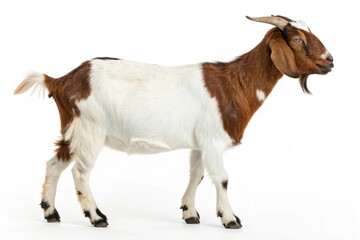 Fototapeta premium boer goat isolated on white background