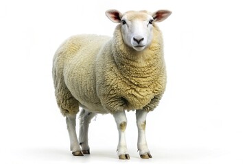 Fototapeta premium Cambridge sheep isolated on white background