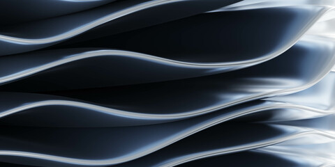 Abstract Metallic Waves in Motion