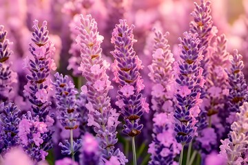 Fototapeta premium Stunning Lavender Field in Bloom