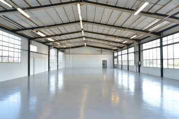 Obraz premium empty warehouse 