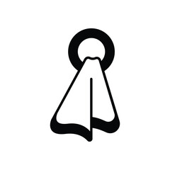 Towel Vector icon